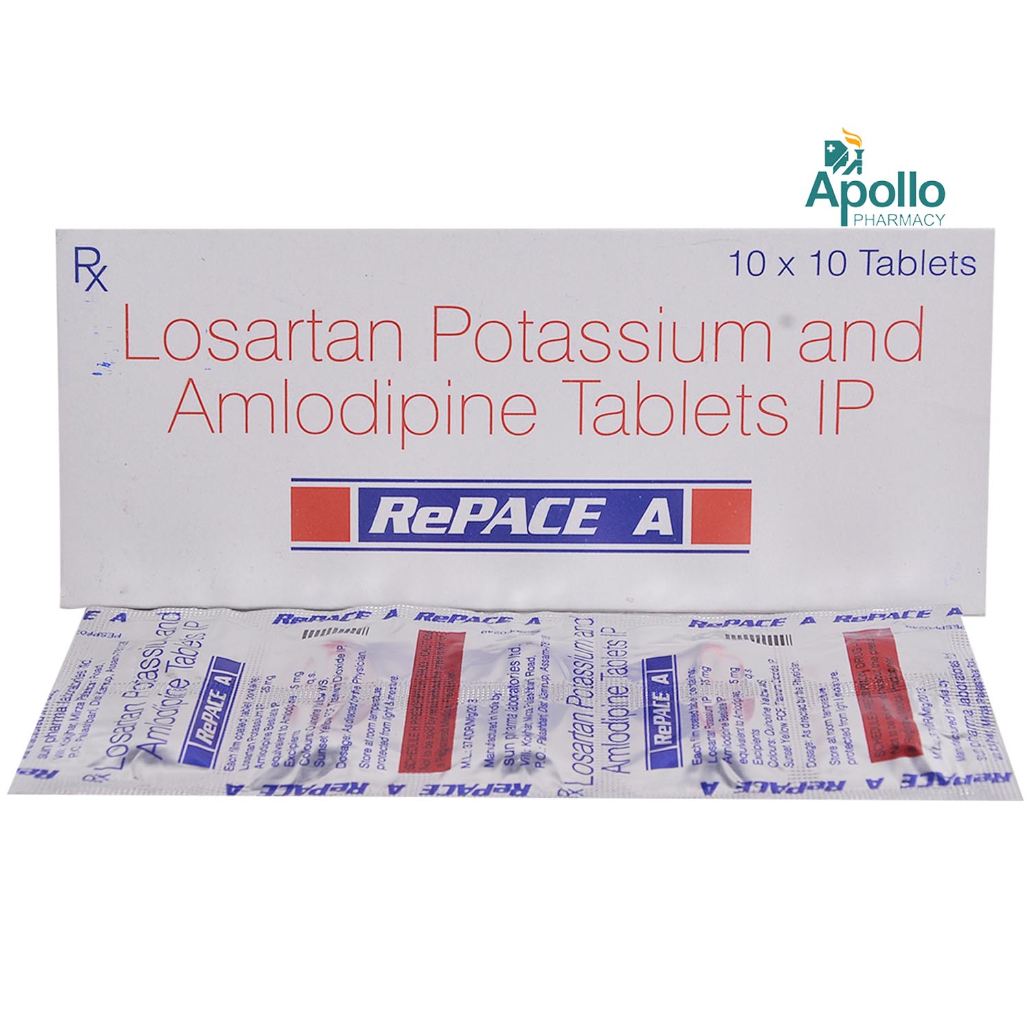 Repace A Tablet 10's, Pack of 10 TABLETS Repace A Tablet 10's, Pack of 10 TABLETS