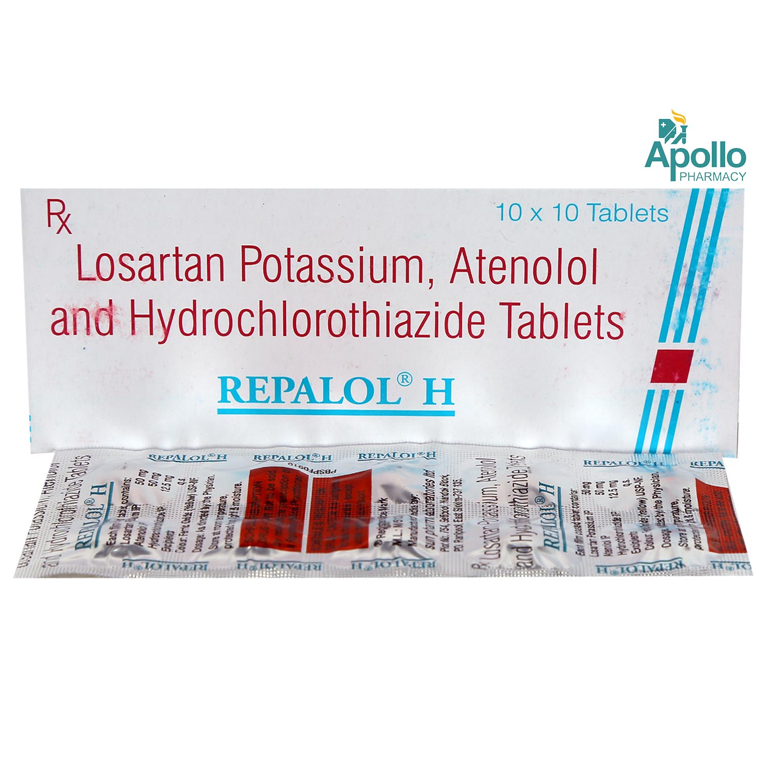 Repalol H Tablet 10's, Pack of 10 TABLETS Repalol H Tablet 10's, Pack of 10 TABLETS