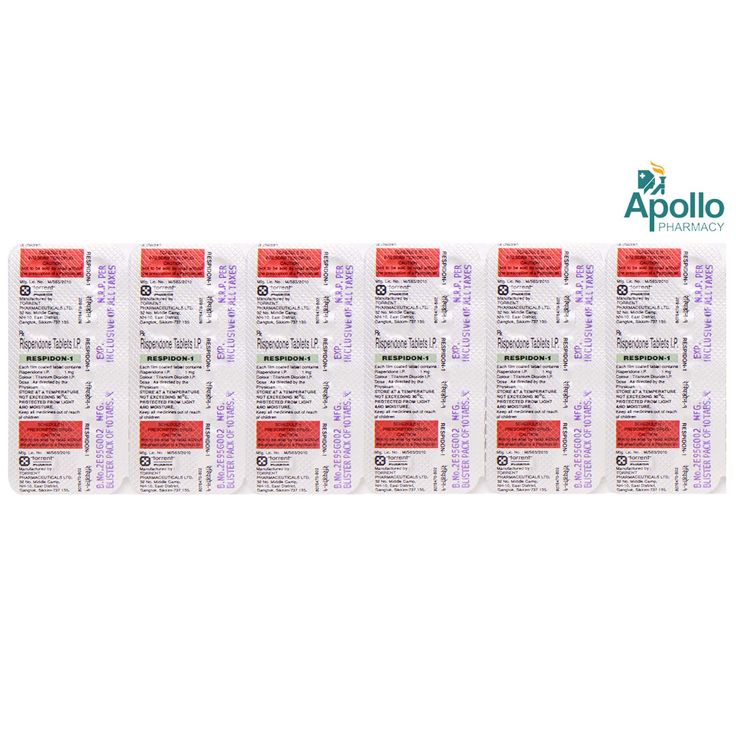 Respidon 1 Tablet 10's, Pack of 10 TABLETS Respidon 1 Tablet 10's, Pack of 10 TABLETS