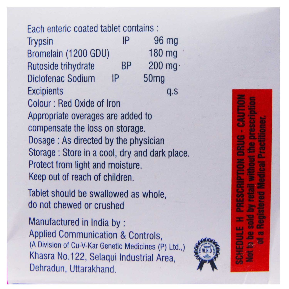 Resolve-Bio D Tablet 10's, Pack of 10 Resolve-Bio D Tablet 10's, Pack of 10