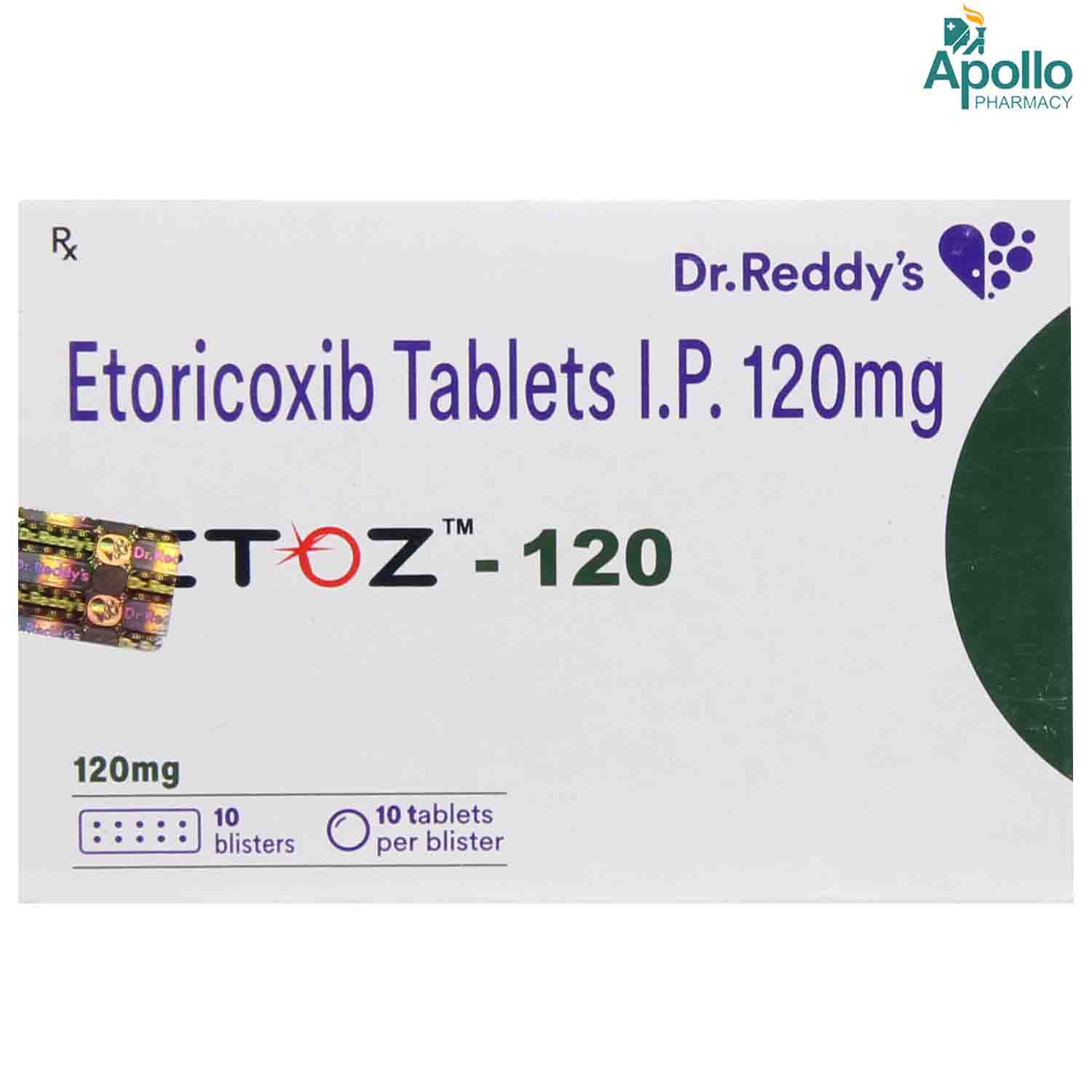 Retoz-120 Tablet 10's, Pack of 10 TABLETS Retoz-120 Tablet 10's, Pack of 10 TABLETS