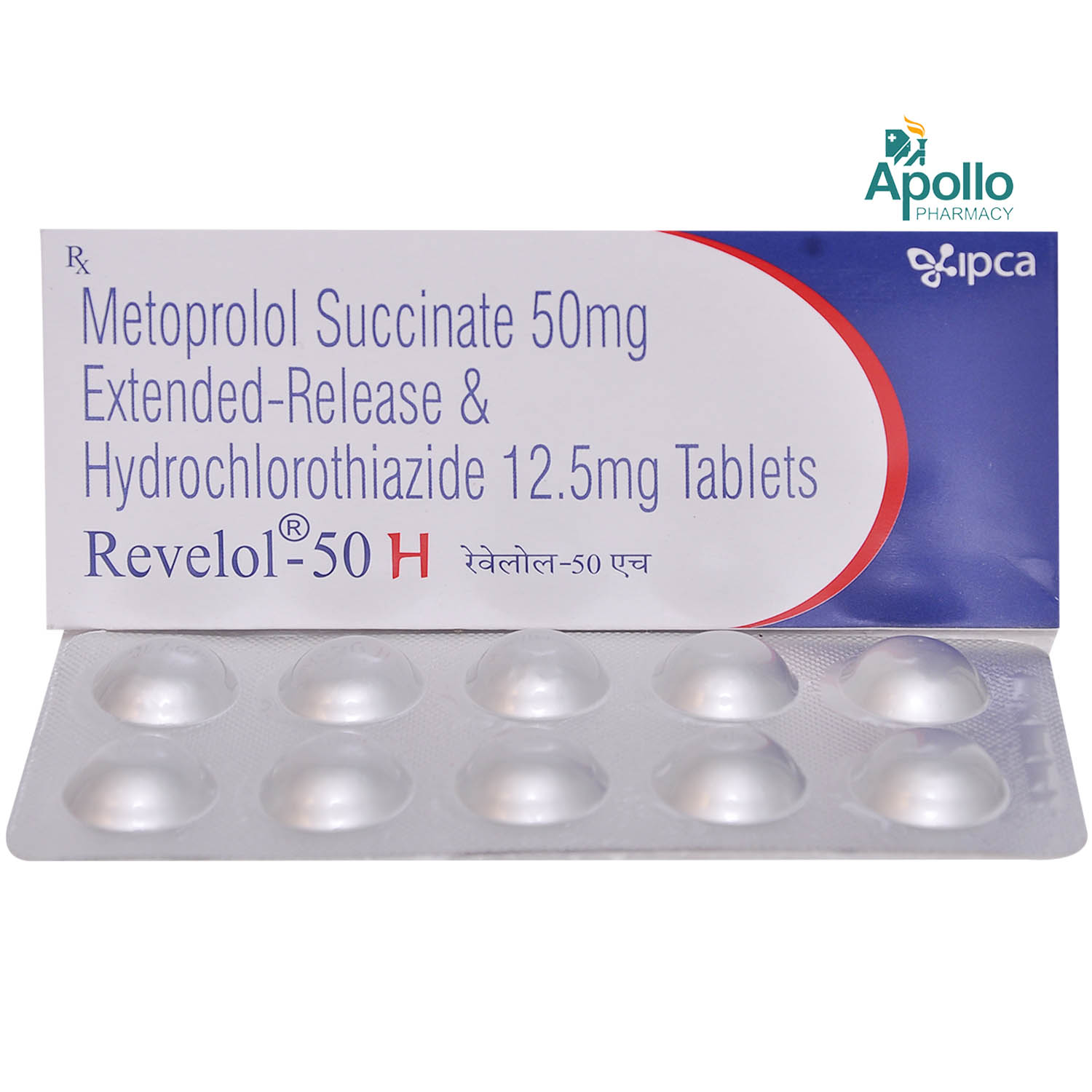 Revelol H 50 Tablet 10's, Pack of 10 TABLETS Revelol H 50 Tablet 10's, Pack of 10 TABLETS