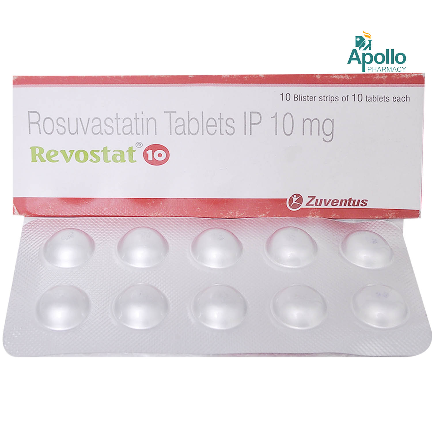 Revostat 10 Tablet 10's, Pack of 10 TABLETS Revostat 10 Tablet 10's, Pack of 10 TABLETS