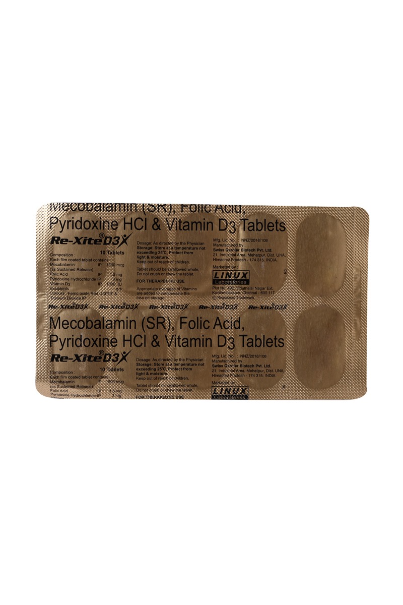 Re-Xite Tablet 10's, Pack of 10 TabletS Re-Xite Tablet 10's, Pack of 10 TabletS