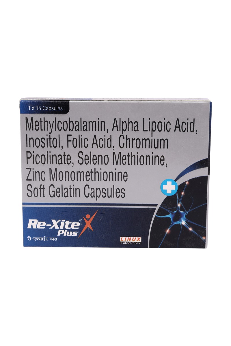 Re-Xite Plus Capsule 15's, Pack of 15 Re-Xite Plus Capsule 15's, Pack of 15