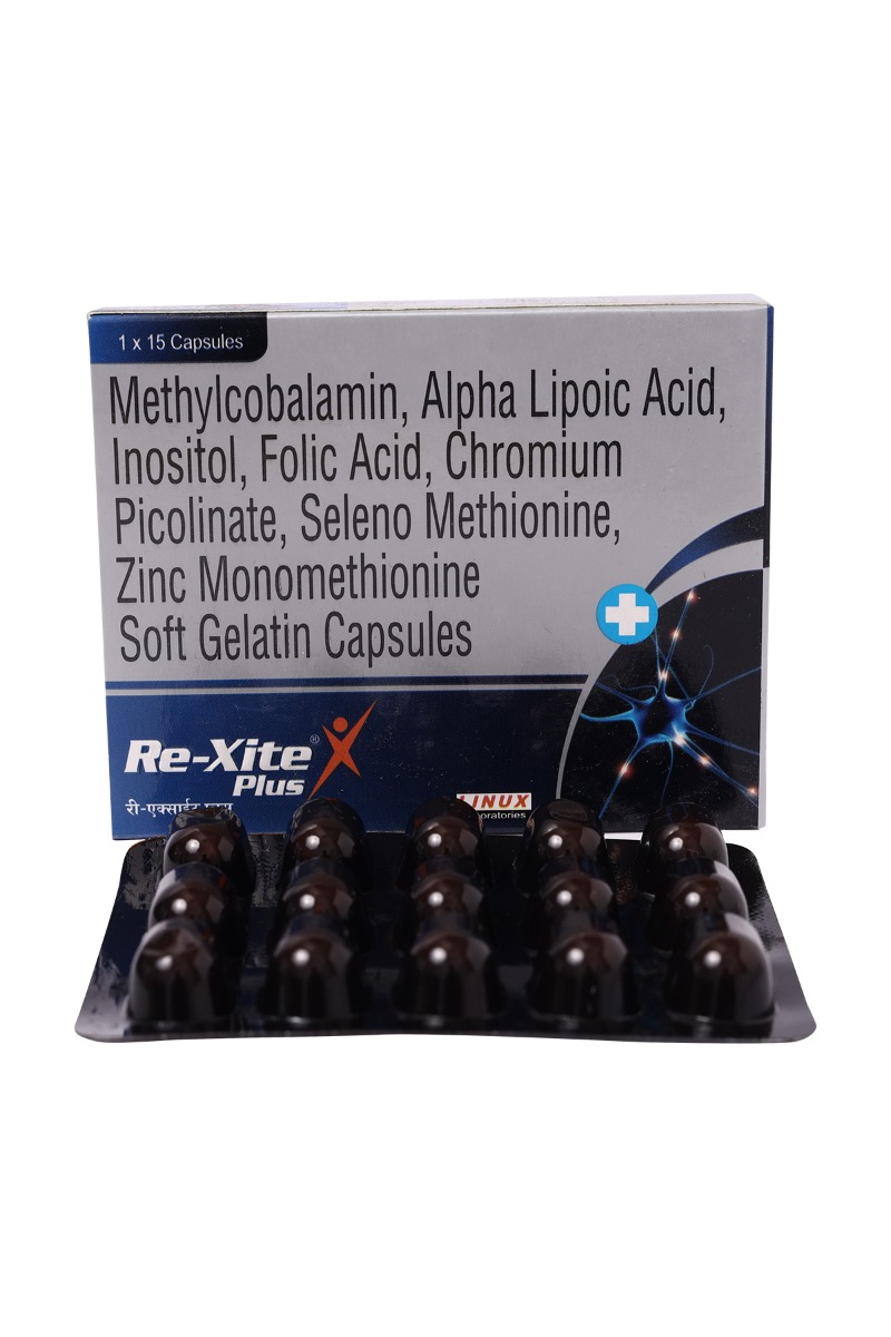 Re-Xite Plus Capsule 15's, Pack of 15 Re-Xite Plus Capsule 15's, Pack of 15