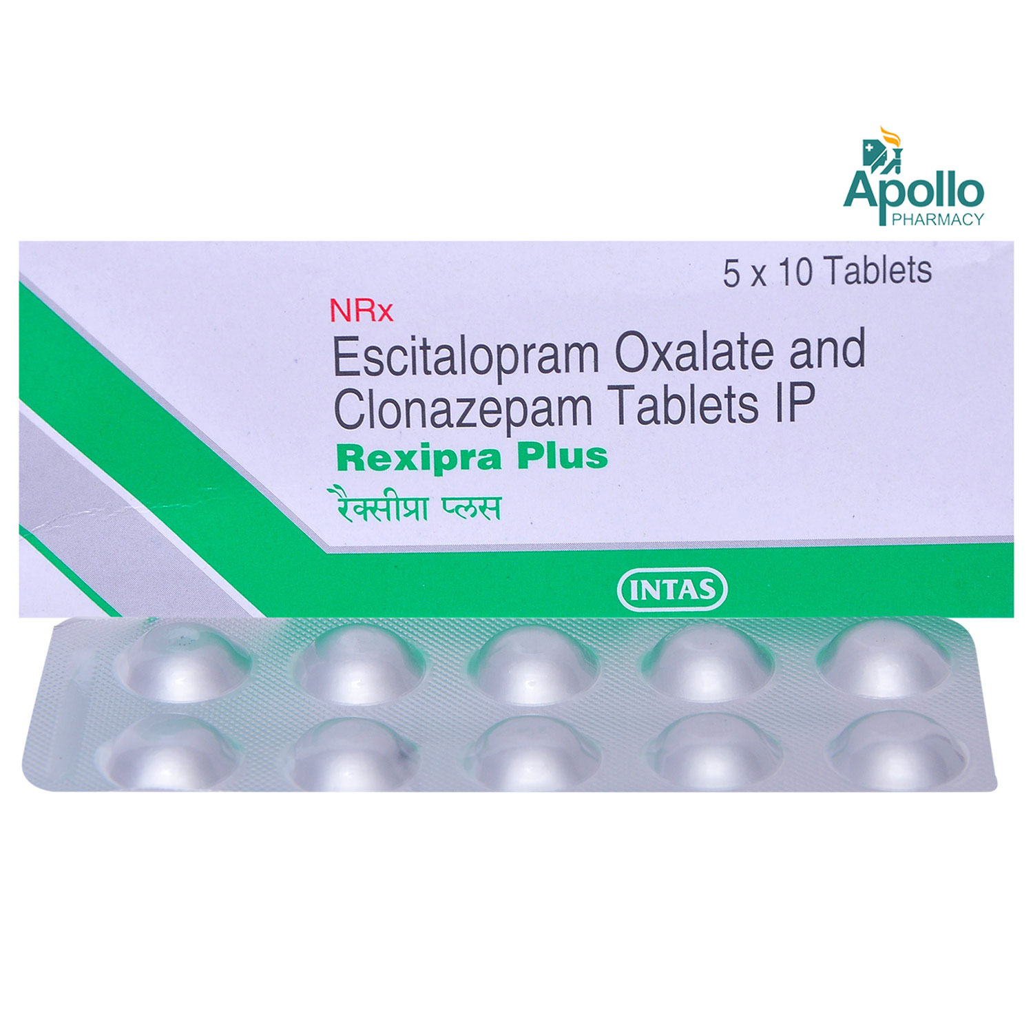 Rexipra Plus Tablet 10's, Pack of 10 TABLETS Rexipra Plus Tablet 10's, Pack of 10 TABLETS