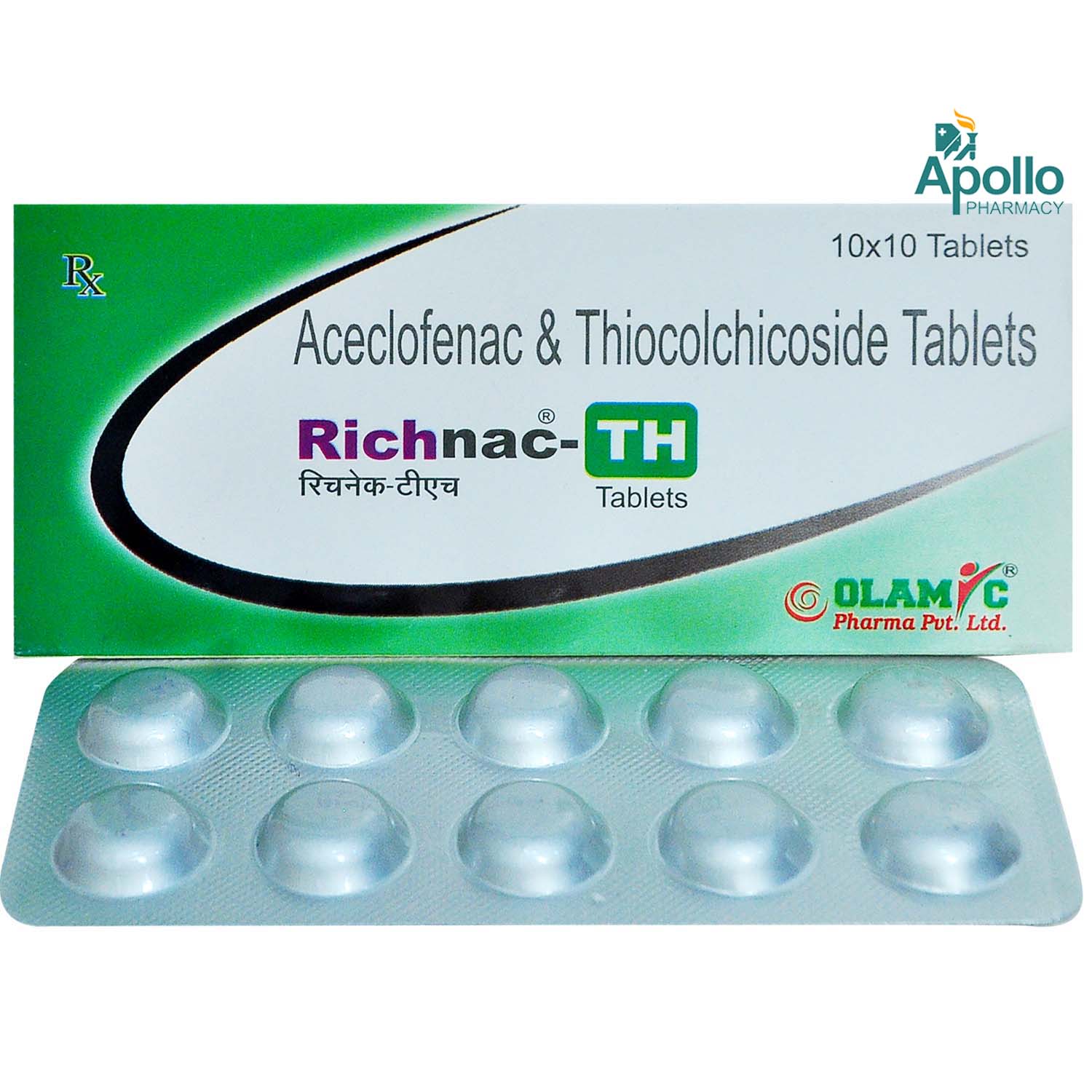 Richnac TH Tablet 10's, Pack of 10 Richnac TH Tablet 10's, Pack of 10