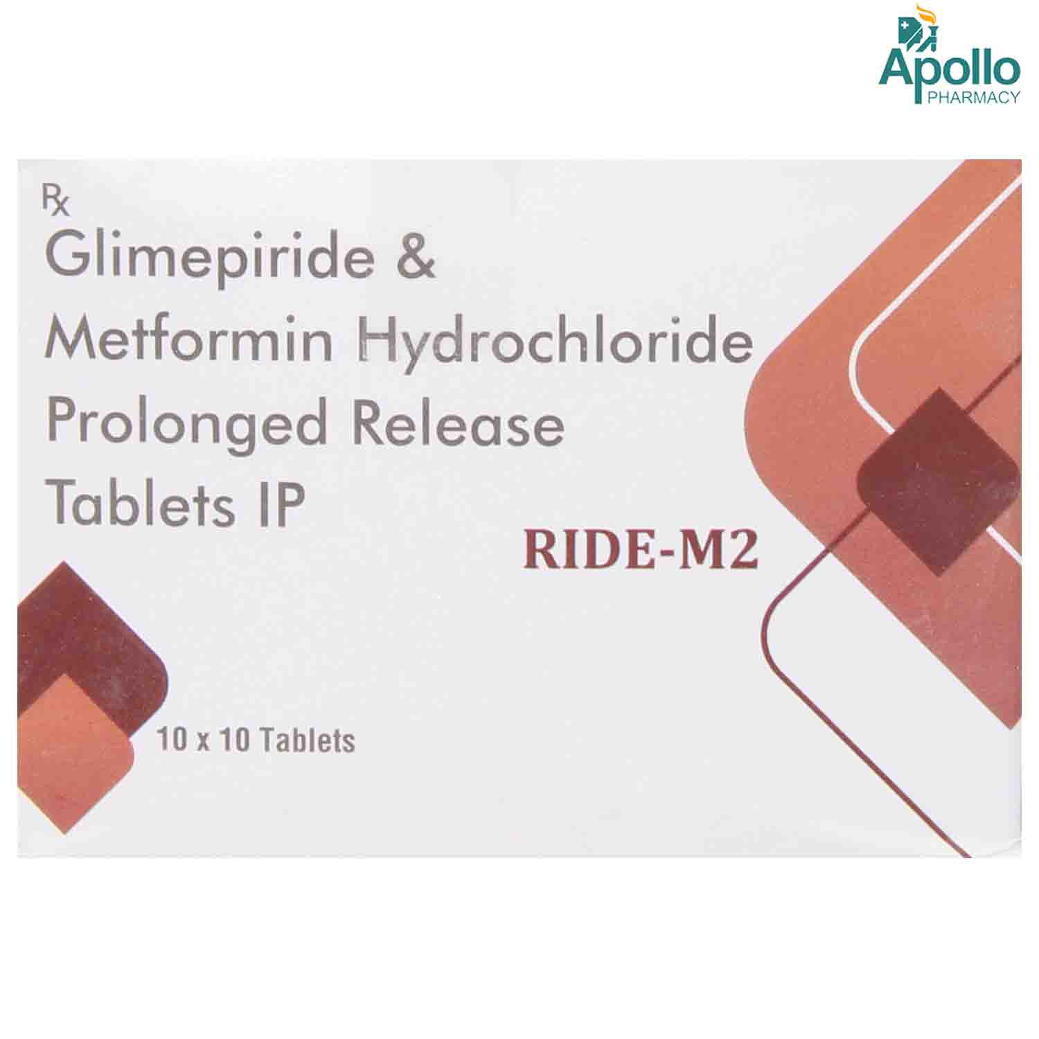 Ride-M2 Tablet 10's, Pack of 10 TABLETS Ride-M2 Tablet 10's, Pack of 10 TABLETS