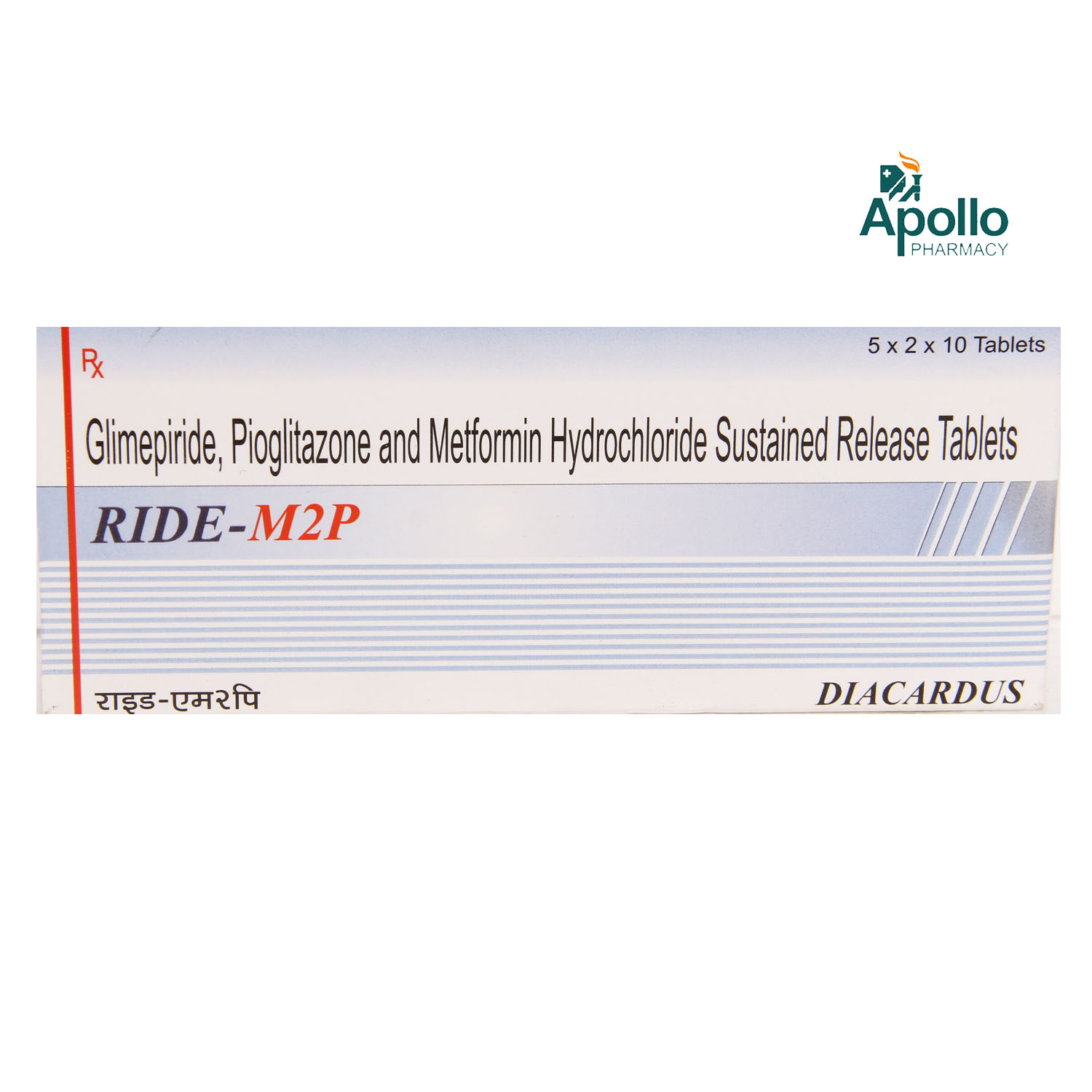 Ride M2P Tablet 10's, Pack of 10 TABLETS Ride M2P Tablet 10's, Pack of 10 TABLETS
