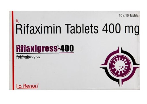 Rifaxigress-400 Tablet 10's, Pack of 10 TABLETS Rifaxigress-400 Tablet 10's, Pack of 10 TABLETS