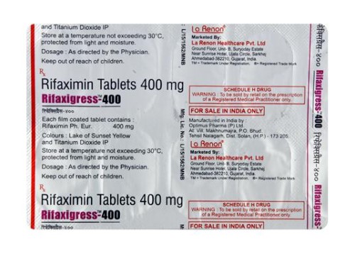 Rifaxigress-400 Tablet 10's, Pack of 10 TABLETS Rifaxigress-400 Tablet 10's, Pack of 10 TABLETS
