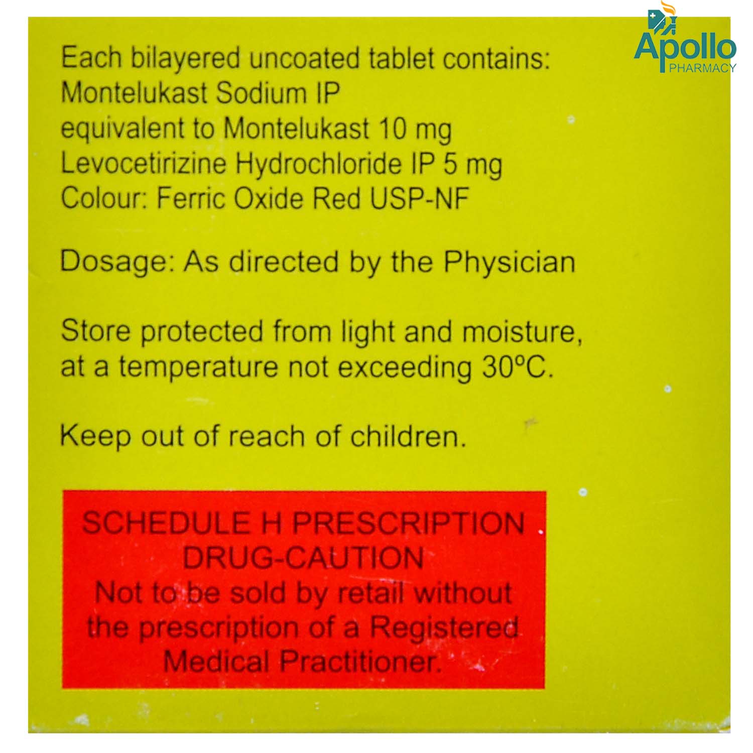 Rinosolvin 10 mg/5 mg Tablet 10's, Pack of 10 TABLETS Rinosolvin 10 mg/5 mg Tablet 10's, Pack of 10 TABLETS