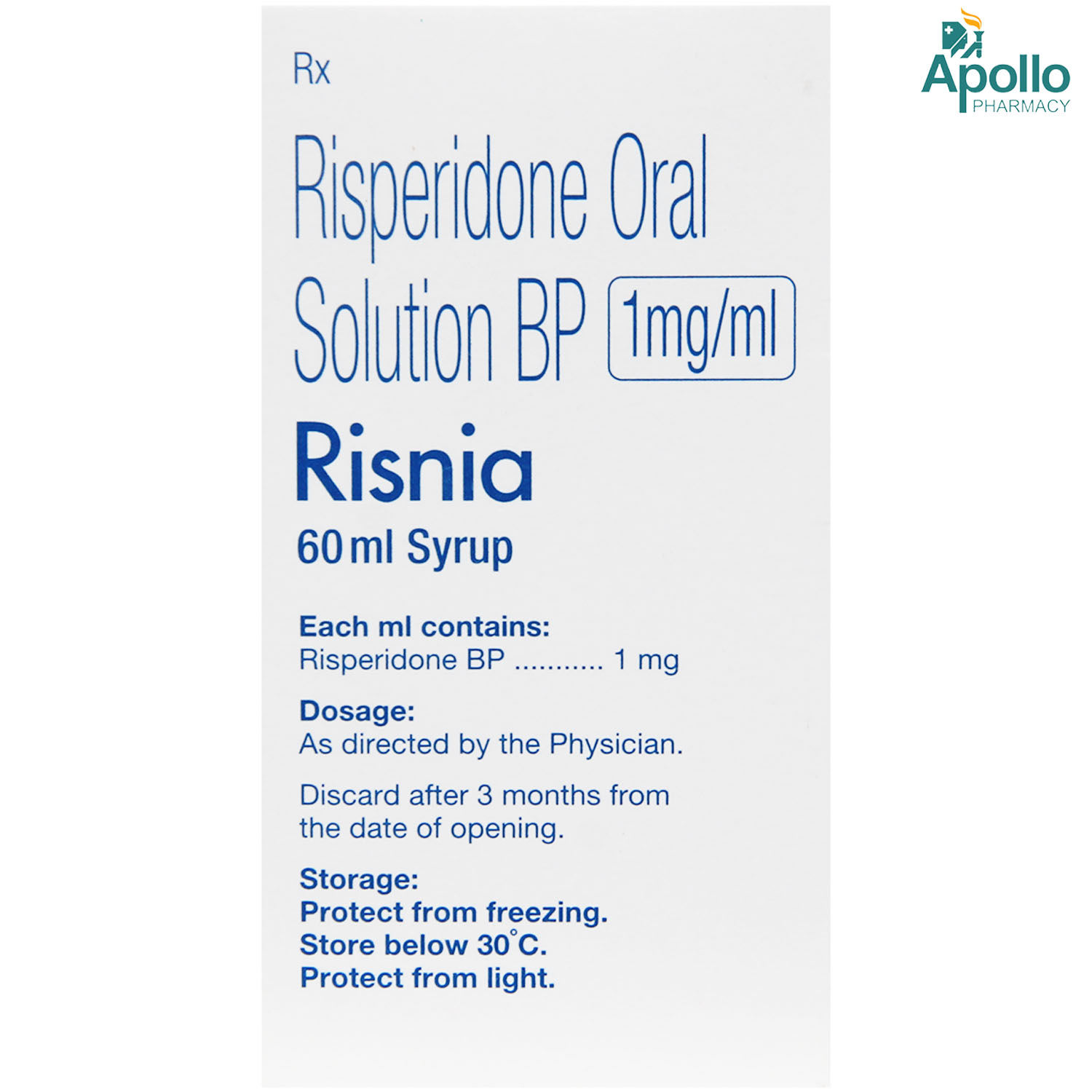 Risnia Syrup 60 ml, Pack of 1 Syrup Risnia Syrup 60 ml, Pack of 1 Syrup
