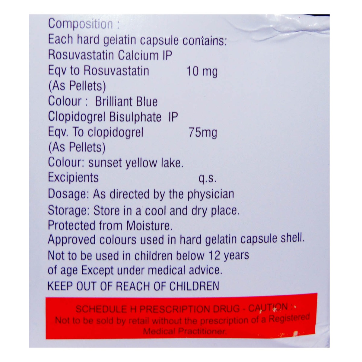 Rosumac CV 10 Capsule 10's, Pack of 10 Rosumac CV 10 Capsule 10's, Pack of 10