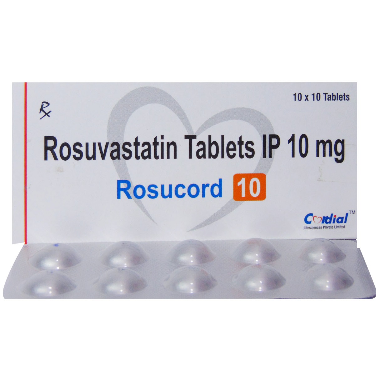 Rosucord 10 mg Tablet 10's, Pack of 10 TabletS Rosucord 10 mg Tablet 10's, Pack of 10 TabletS