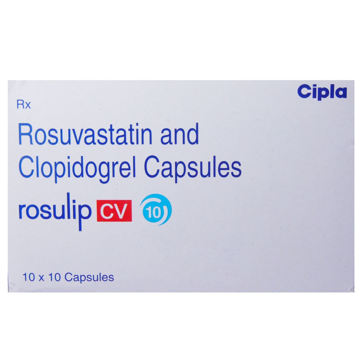Rosulip CV 10 Capsule 10's, Pack of 10 CAPSULES Rosulip CV 10 Capsule 10's, Pack of 10 CAPSULES