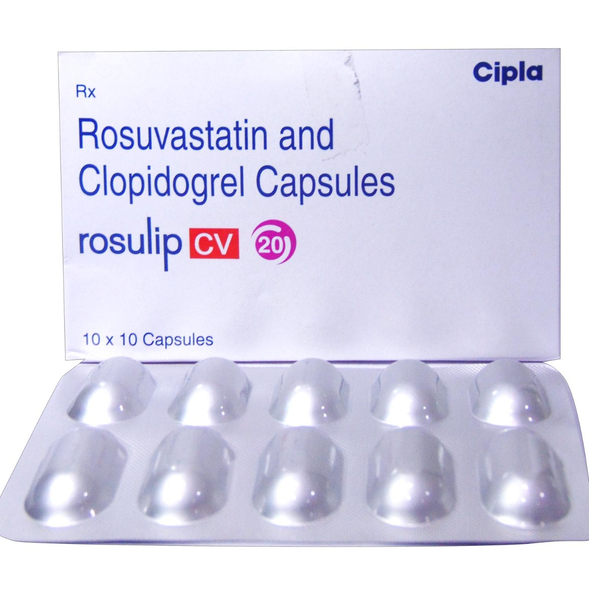 Rosulip Cv 20/75mg Capsule 10's, Pack of 10 CapsuleS Rosulip Cv 20/75mg Capsule 10's, Pack of 10 CapsuleS