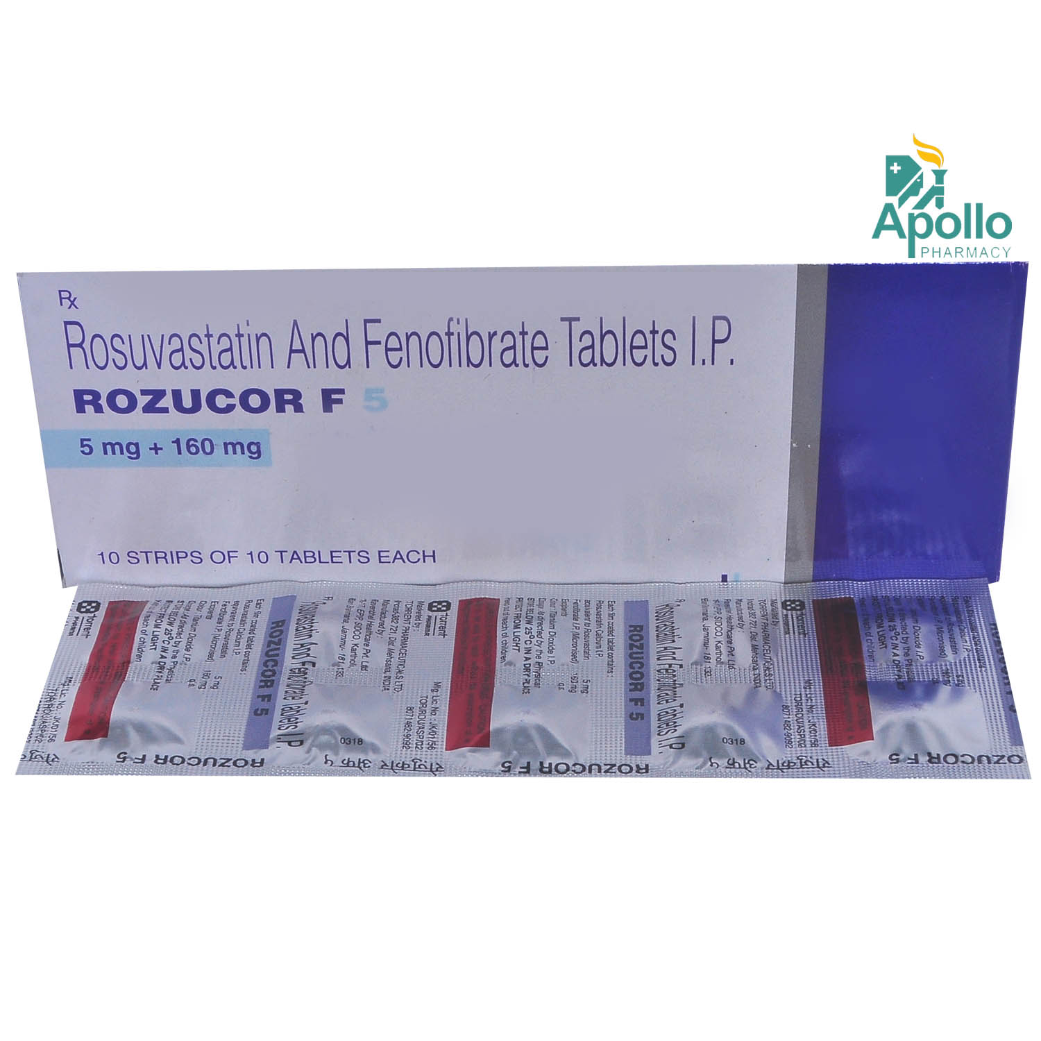 Rozucor F 5 Tablet 10's, Pack of 10 Rozucor F 5 Tablet 10's, Pack of 10