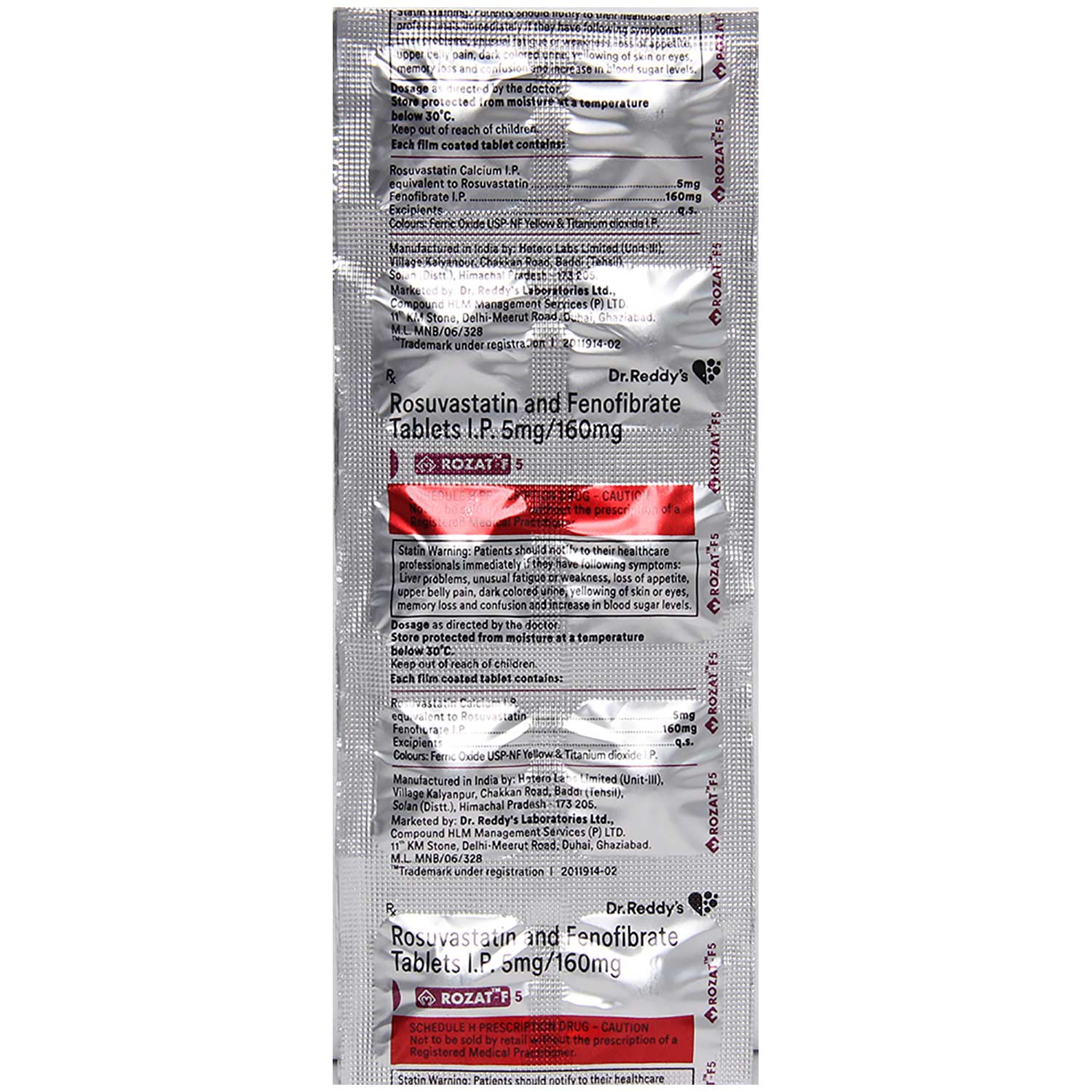 Rozat-F 5 Tablet 10's, Pack of 10 Rozat-F 5 Tablet 10's, Pack of 10