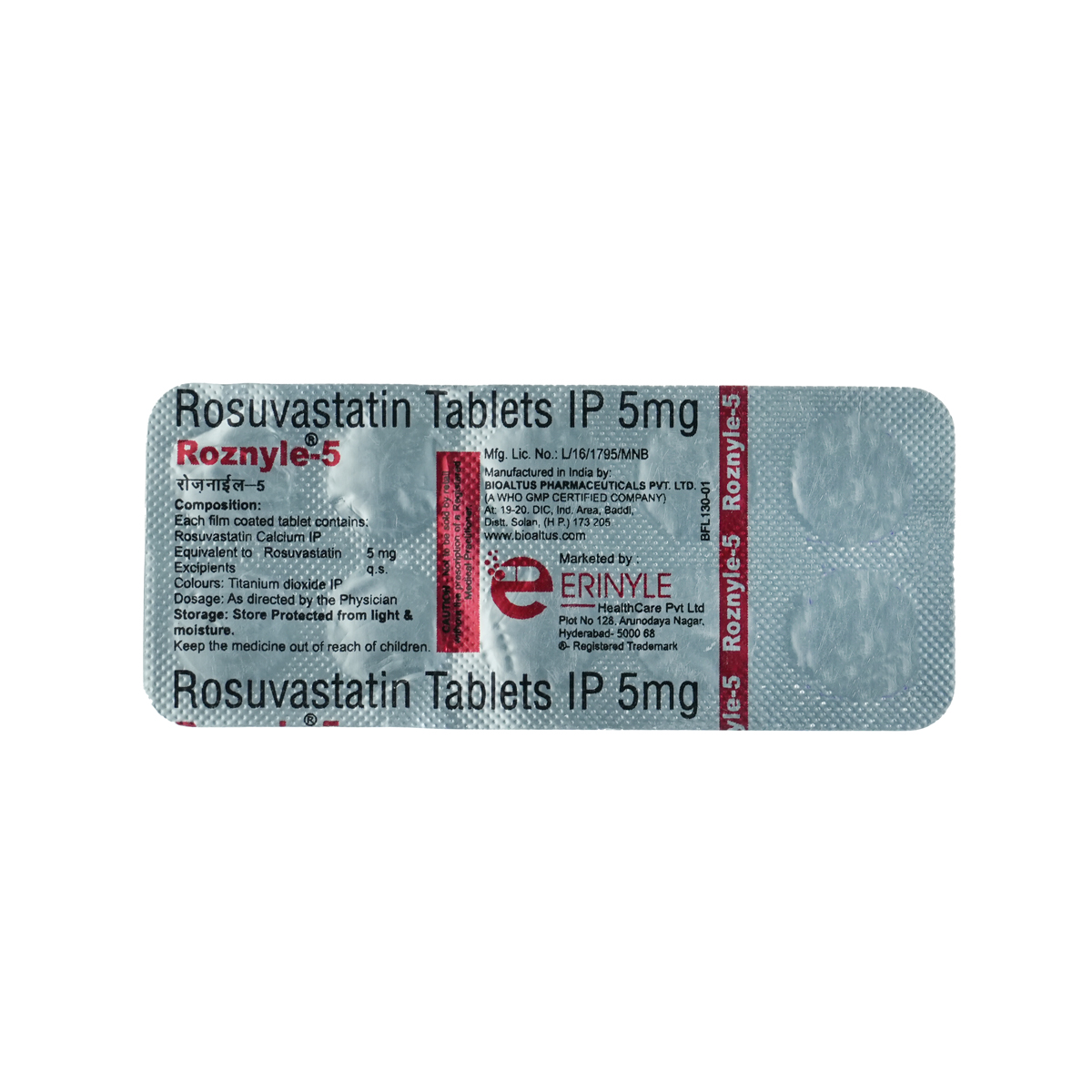 Roznyle-5 Tablet 10's, Pack of 10 TabletS Roznyle-5 Tablet 10's, Pack of 10 TabletS