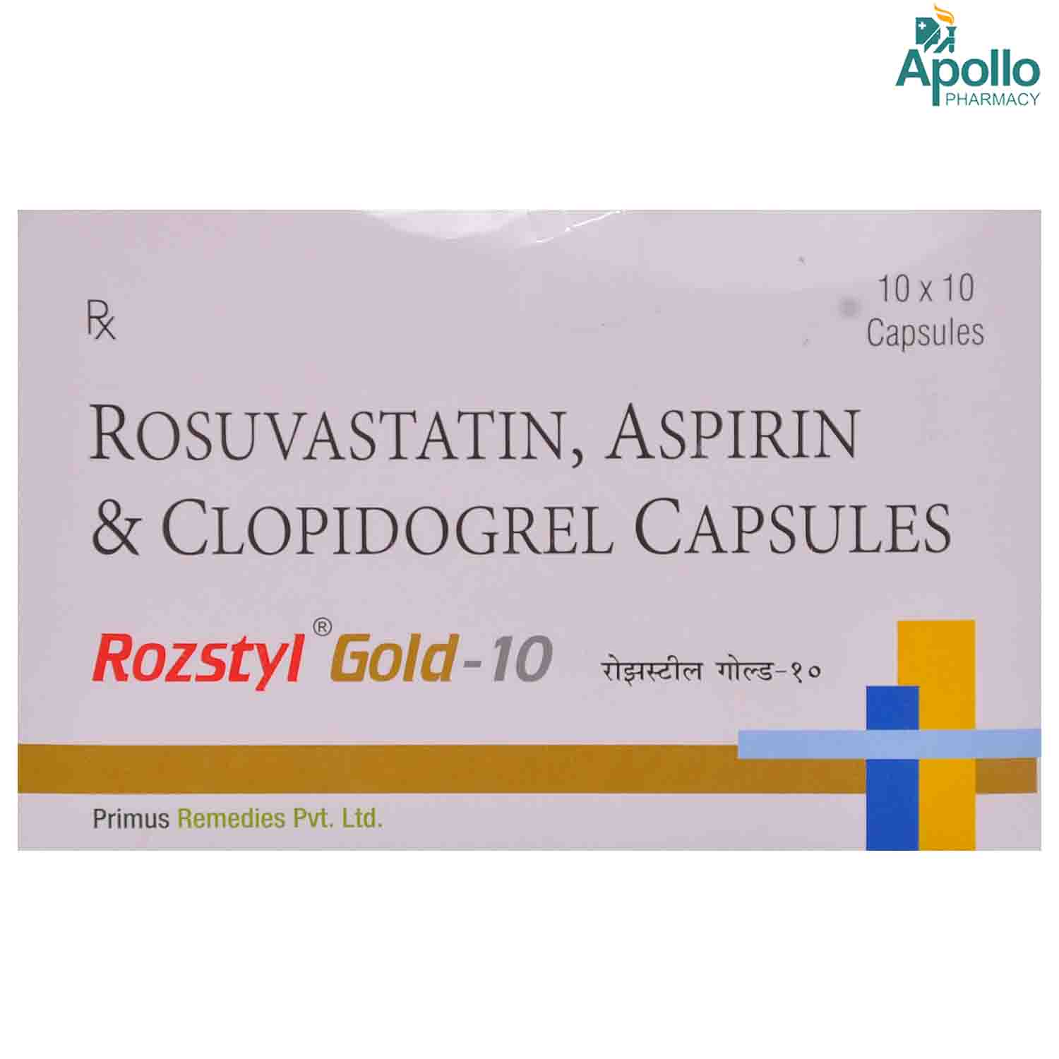 Rozstyl Gold-10 Capsule 10's, Pack of 10 CapsuleS Rozstyl Gold-10 Capsule 10's, Pack of 10 CapsuleS