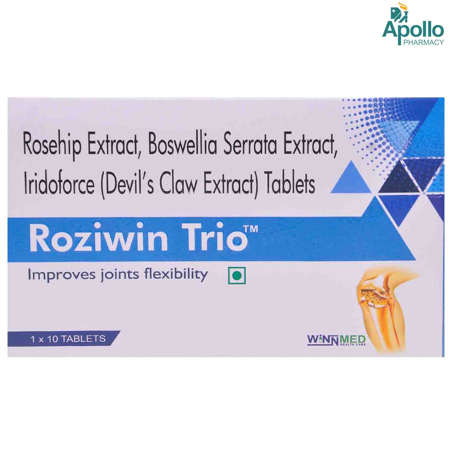 Buy Roziwin Trio Tablet 10's Online