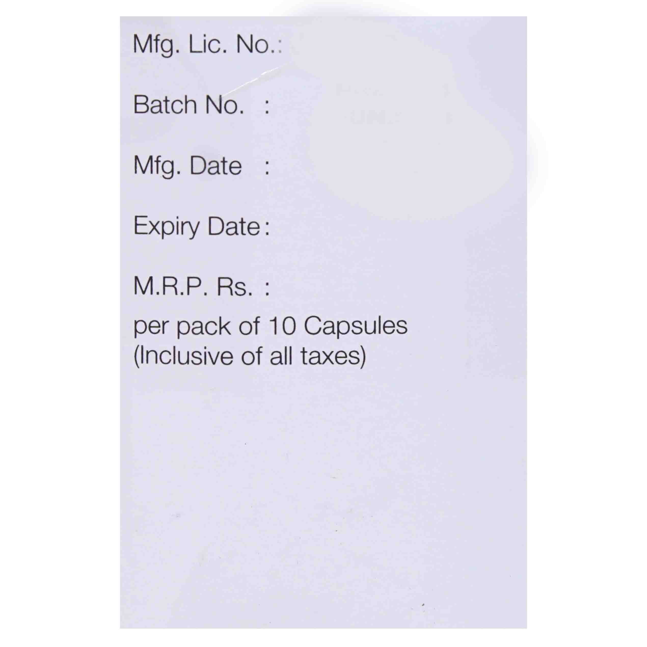 Safediclo Capsule 10's, Pack of 10 Safediclo Capsule 10's, Pack of 10