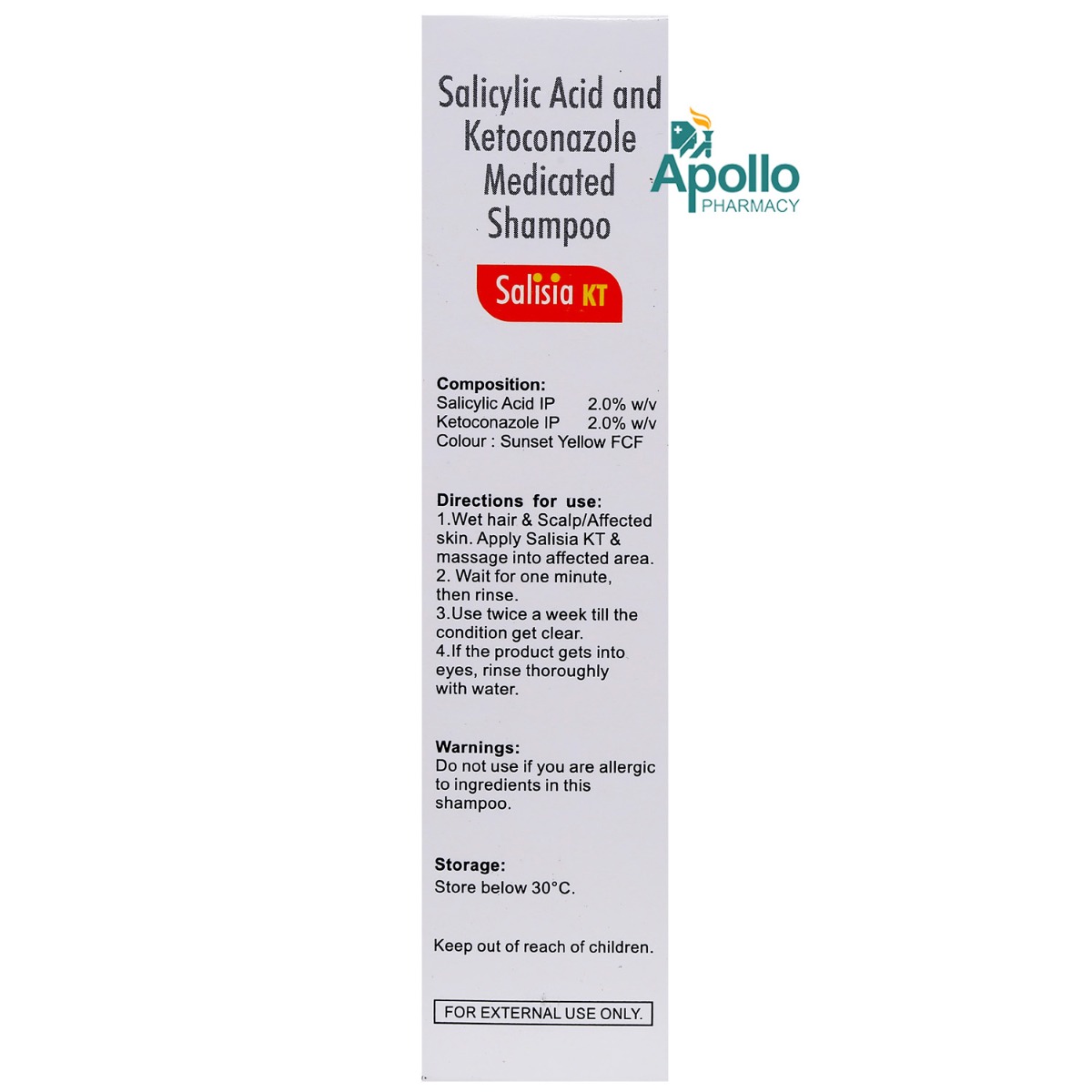 Salisia KT Shampoo, 75 ml, Pack of 1 SHAMPOO Salisia KT Shampoo, 75 ml, Pack of 1 SHAMPOO