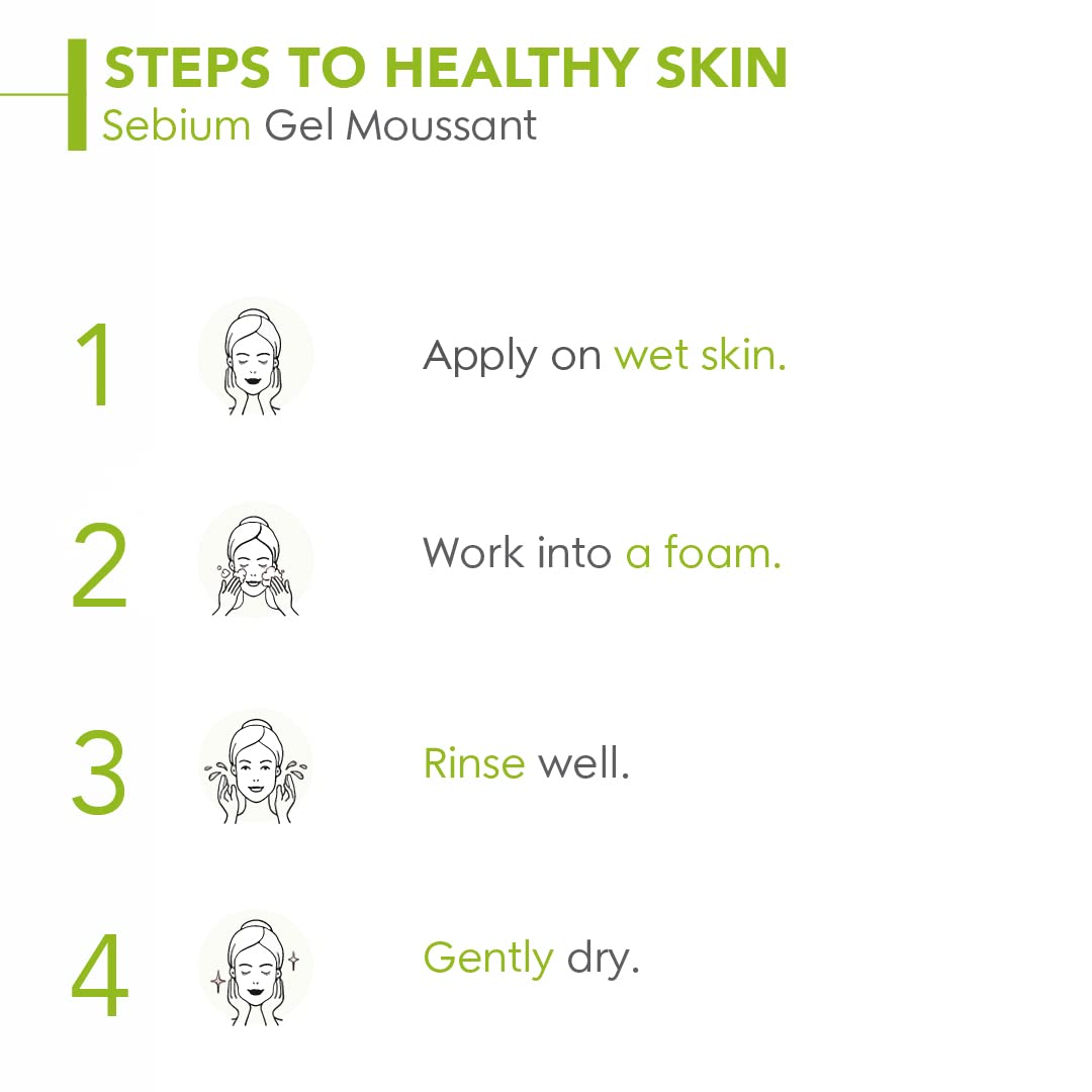 Bioderma Sebium Foaming Gel 100 ml |Zinc Sulphate, Copper Sulphate Purifies Skin | Controls Excess Oil | For Combination/Oily Skin, Pack of 1 Bioderma Sebium Foaming Gel 100 ml |Zinc Sulphate, Copper Sulphate Purifies Skin | Controls Excess Oil | For Combination/Oily Skin, Pack of 1