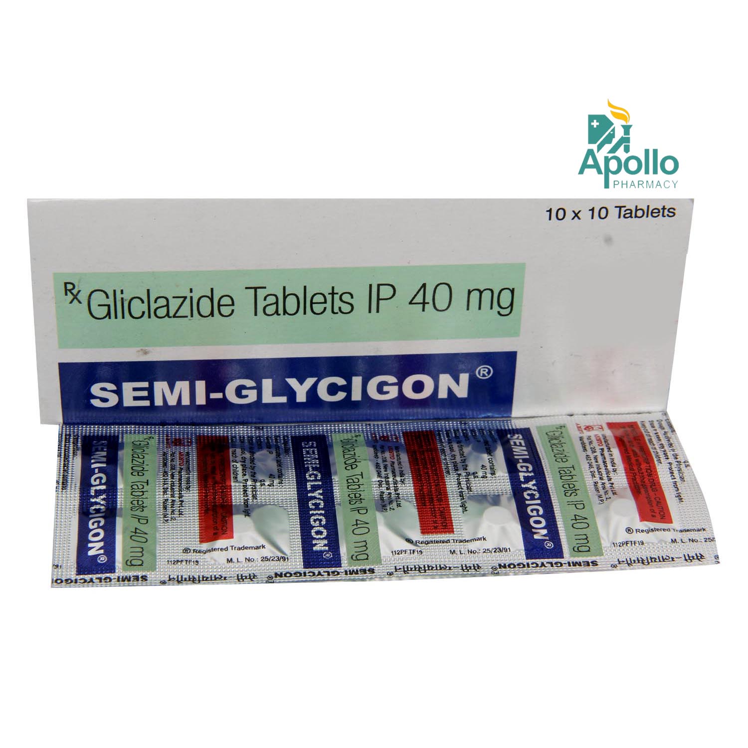 Semi-Glycigon Tablet 10's, Pack of 10 TABLETS Semi-Glycigon Tablet 10's, Pack of 10 TABLETS