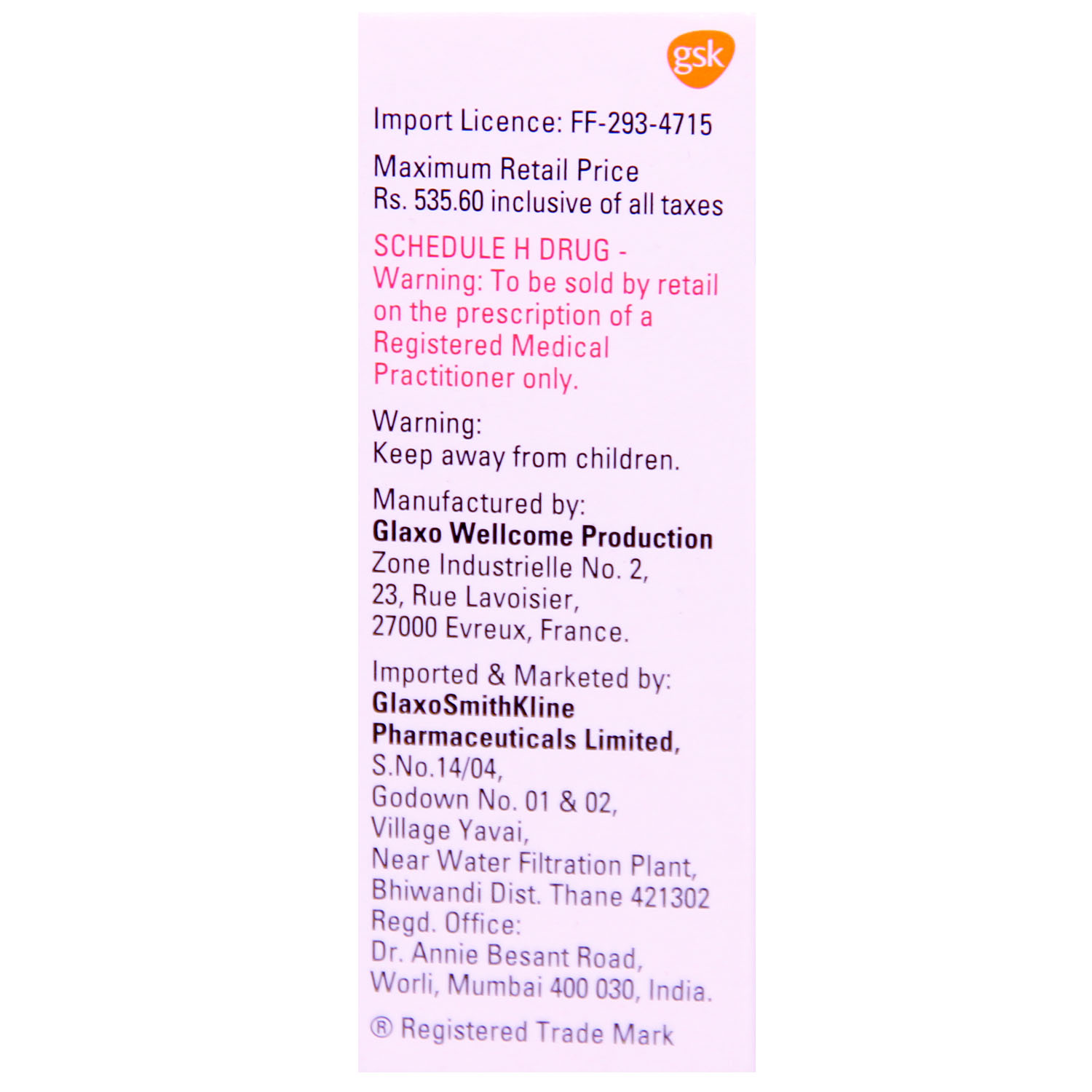 Seretide 250 Evohaler 120 mdi, Pack of 1 Inhaler Seretide 250 Evohaler 120 mdi, Pack of 1 Inhaler