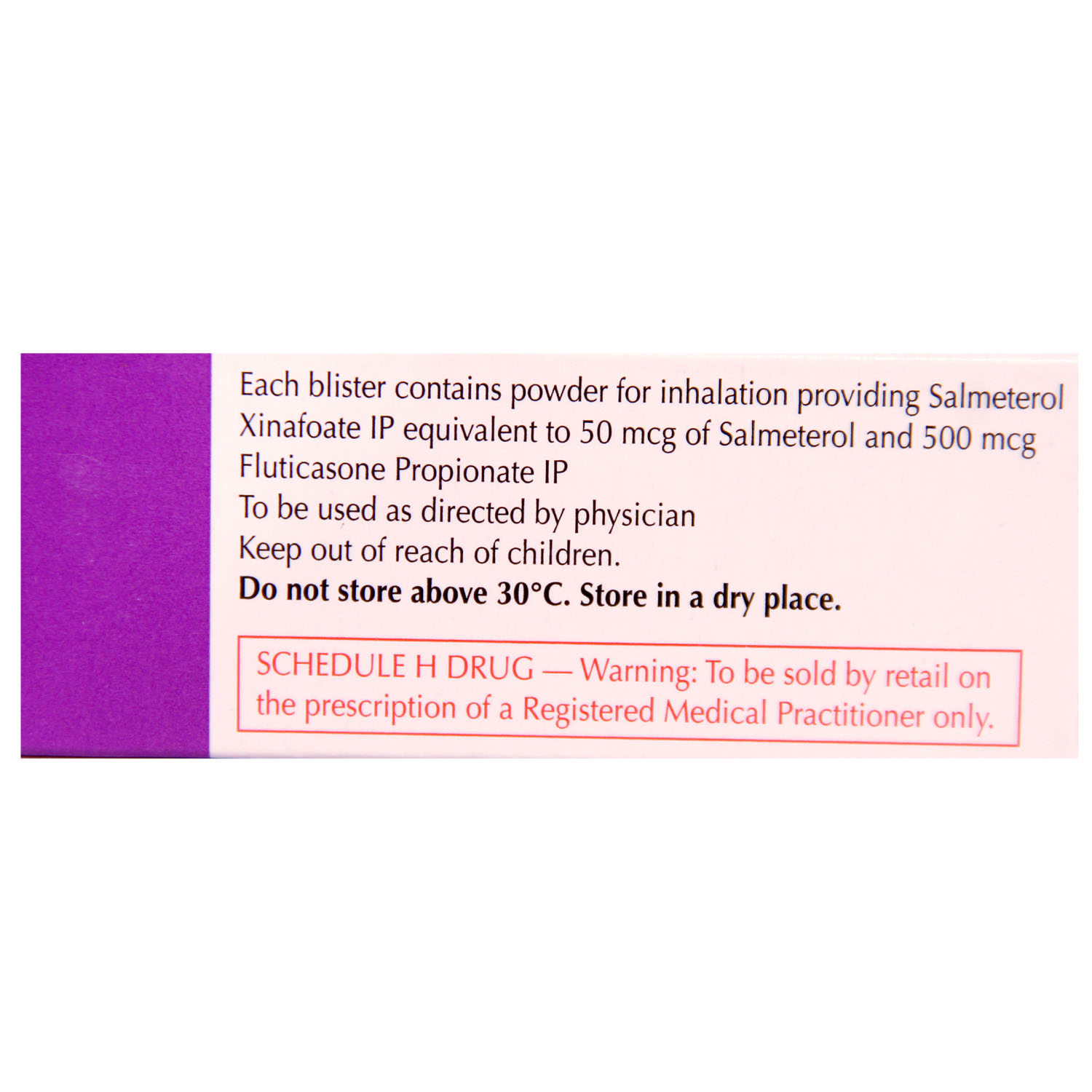 Seretide 50 mcg/500 mcg Accuhaler 60's, Pack of 1 Seretide 50 mcg/500 mcg Accuhaler 60's, Pack of 1