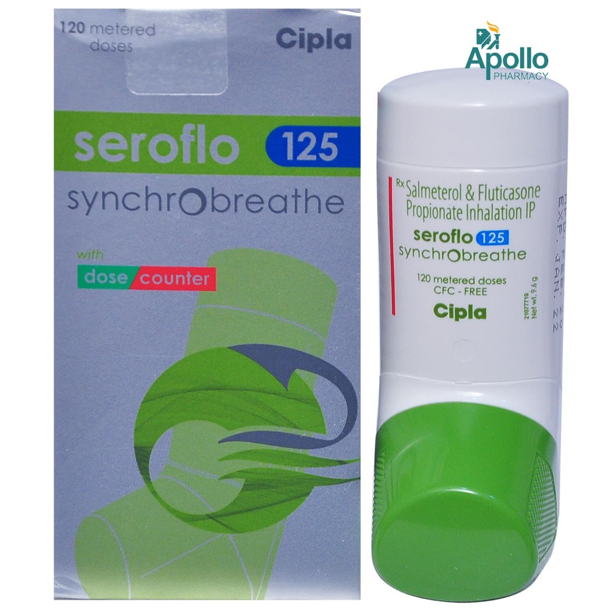 Seroflo 125 Synchrobreathe 120 mdi, Pack of 1 Seroflo 125 Synchrobreathe 120 mdi, Pack of 1