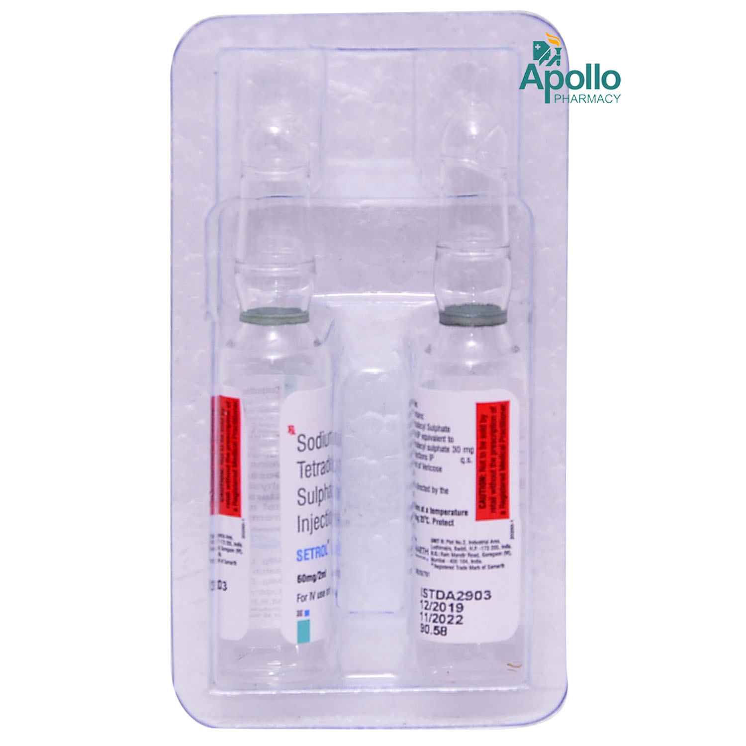 Setrol Injection 2 ml, Pack of 1 INJECTION Setrol Injection 2 ml, Pack of 1 INJECTION