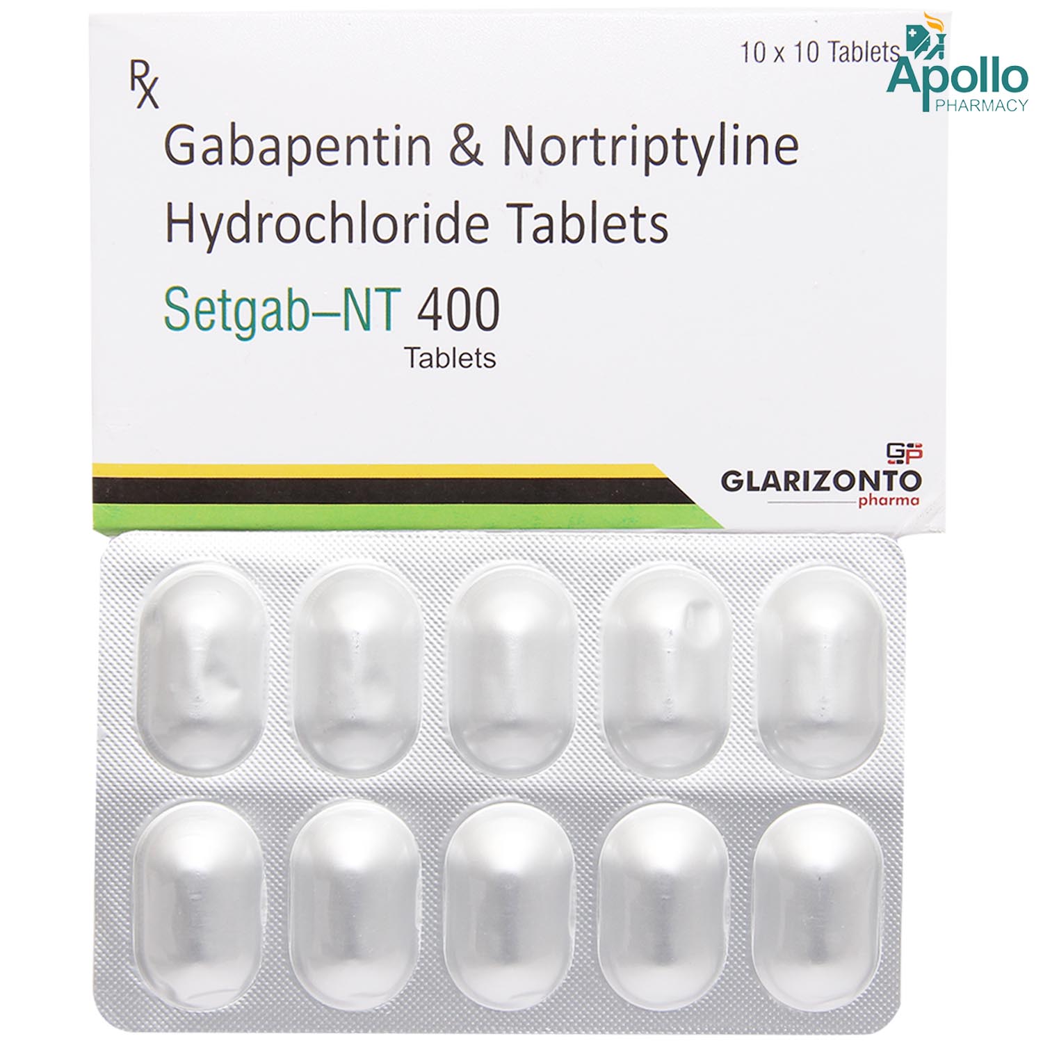 Setgab NT 400 Tablet 10's, Pack of 10 TABLETS Setgab NT 400 Tablet 10's, Pack of 10 TABLETS
