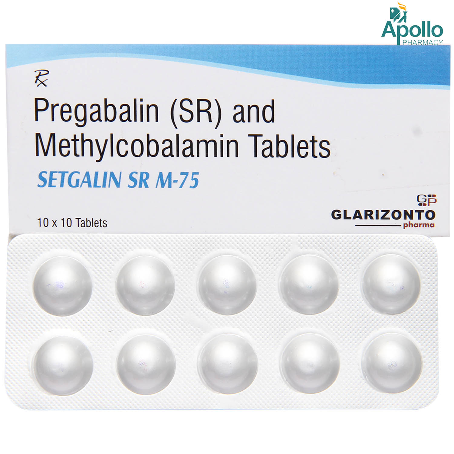 Setgalin SR M 75 Tablet 10's, Pack of 10 TABLETS Setgalin SR M 75 Tablet 10's, Pack of 10 TABLETS