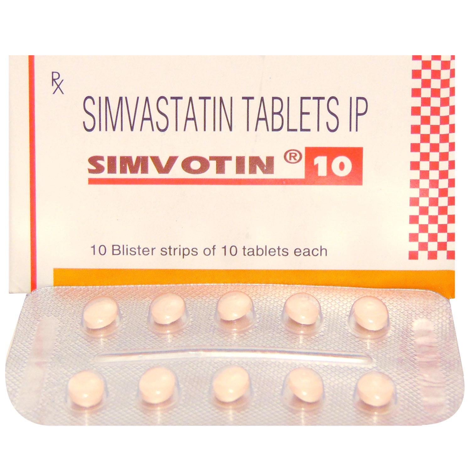 Simvotin 10 Tablet 10's, Pack of 10 TABLETS Simvotin 10 Tablet 10's, Pack of 10 TABLETS