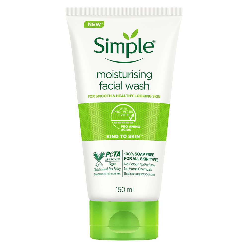 Simple Kind To Skin Moisturising Facial Wash, 150 ml, Pack of 1 Simple Kind To Skin Moisturising Facial Wash, 150 ml, Pack of 1