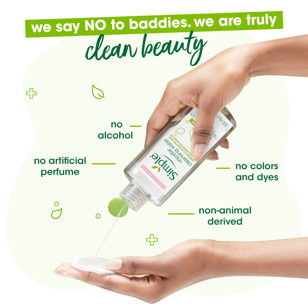 Simple Kind To Skin Micellar Cleansing Water, 200 ml, Pack of 1 Simple Kind To Skin Micellar Cleansing Water, 200 ml, Pack of 1