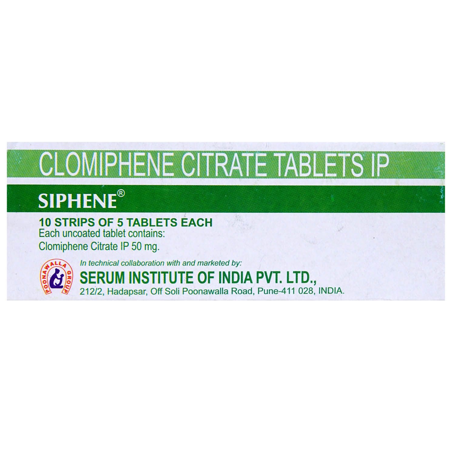 Siphene Tablet 5's, Pack of 5 TABLETS Siphene Tablet 5's, Pack of 5 TABLETS
