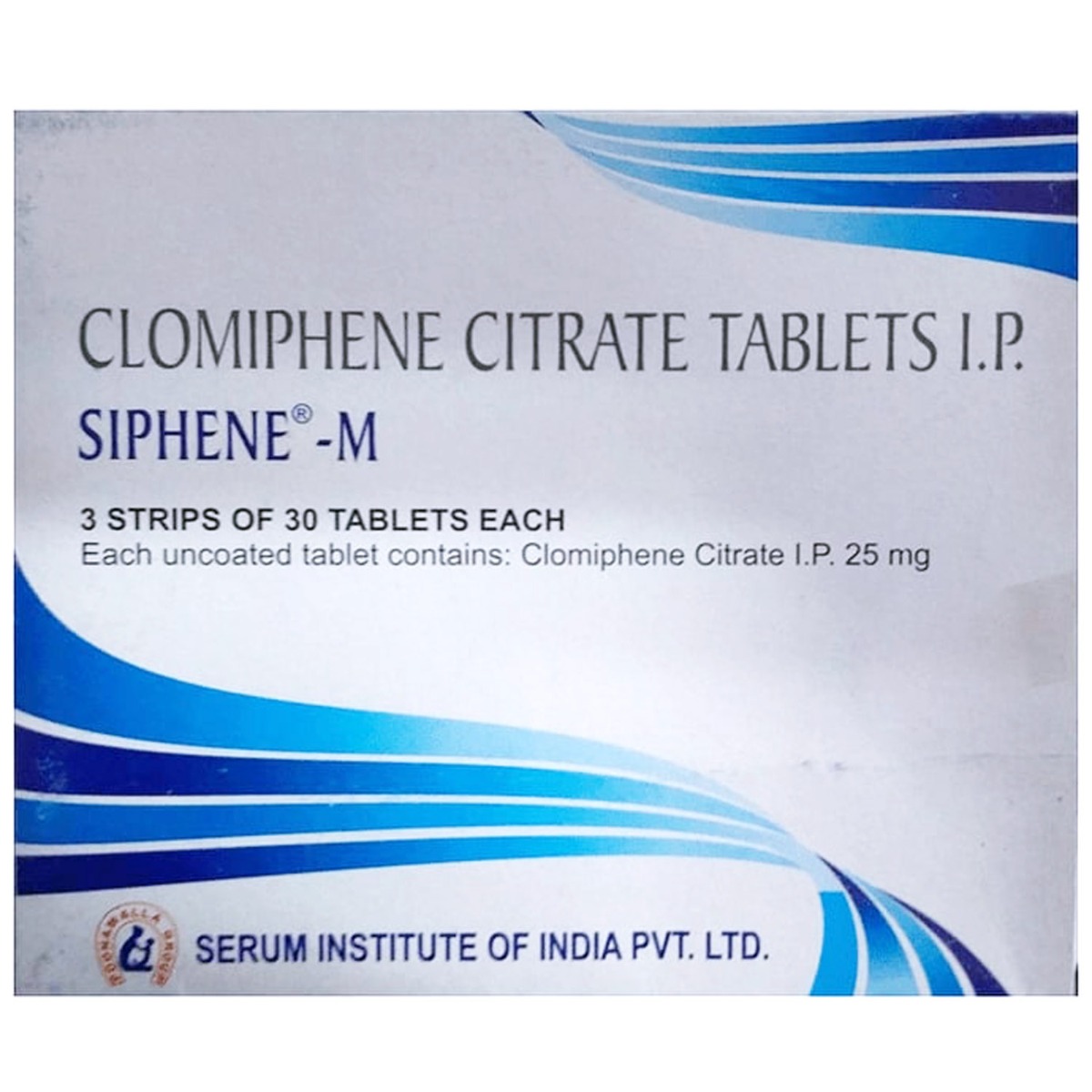 Siphene-M 25 Tablet 30's, Pack of 30 TABLETS Siphene-M 25 Tablet 30's, Pack of 30 TABLETS