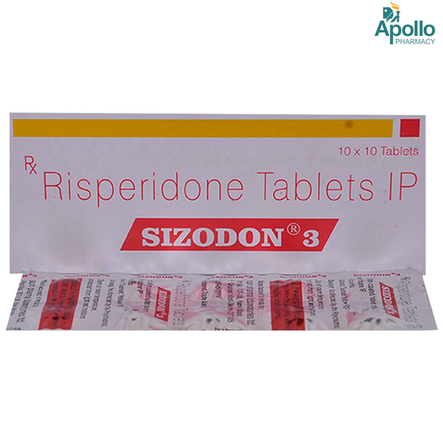 Sizodon 3 Tablet 10's, Pack of 10 TABLETS Sizodon 3 Tablet 10's, Pack of 10 TABLETS
