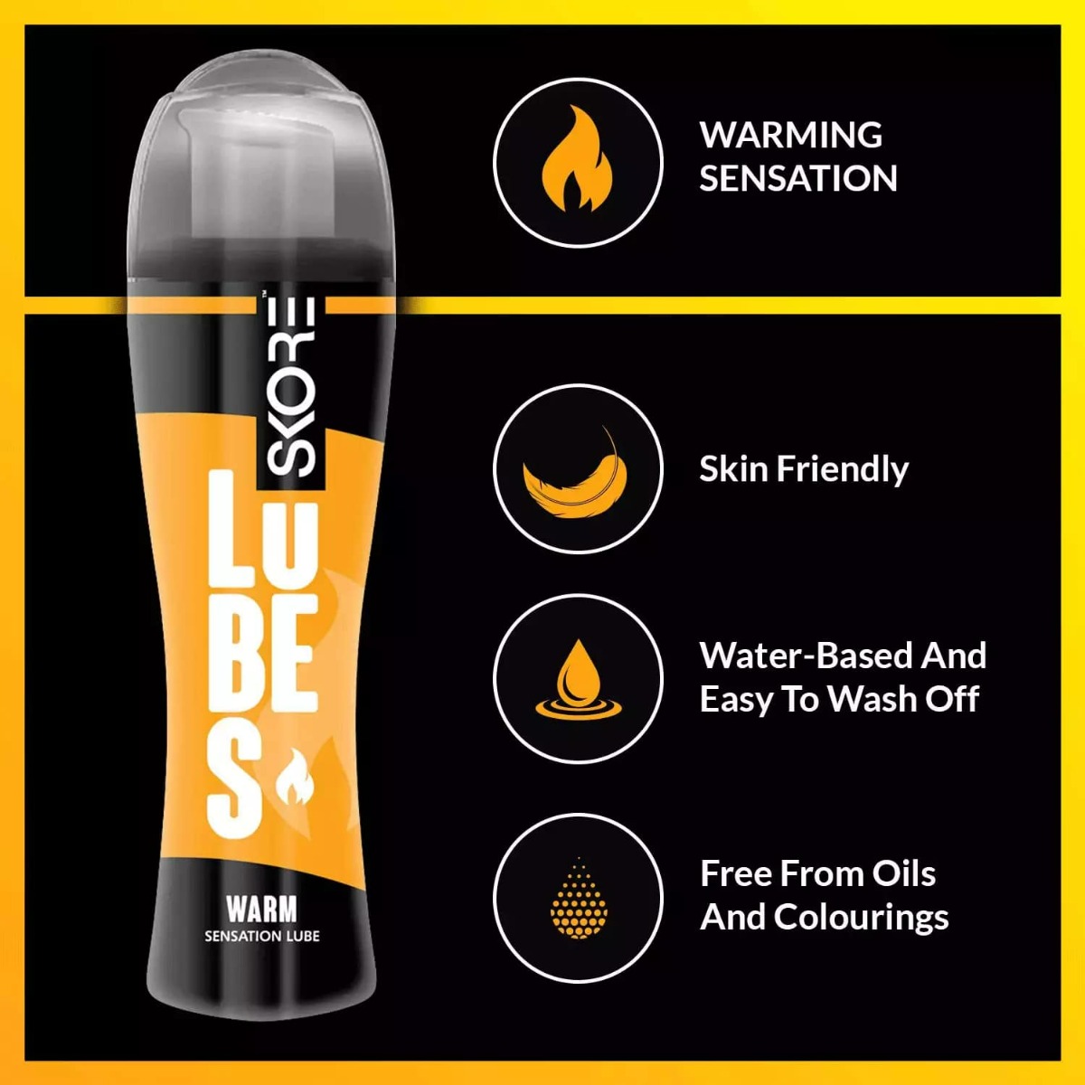 Skore Warm Sensation Lube, 50 ml, Pack of 1 Skore Warm Sensation Lube, 50 ml, Pack of 1