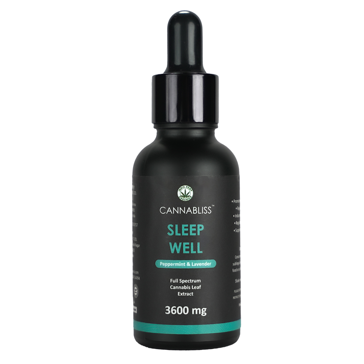 Cannabliss Sleep Well 3600 mg Oil, 30 ml, Pack of 1 Cannabliss Sleep Well 3600 mg Oil, 30 ml, Pack of 1