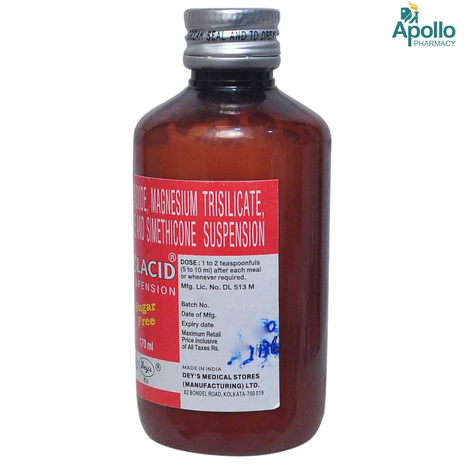 Solacid Suspension 170 ml, Pack of 1 Suspension Solacid Suspension 170 ml, Pack of 1 Suspension