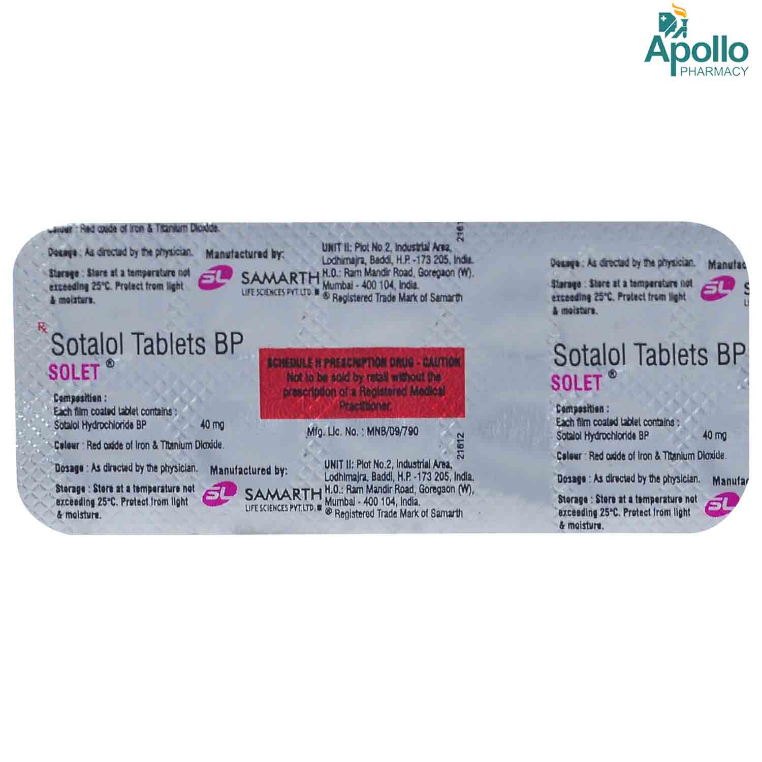 Solet Tablet 10's, Pack of 10 TABLETS Solet Tablet 10's, Pack of 10 TABLETS