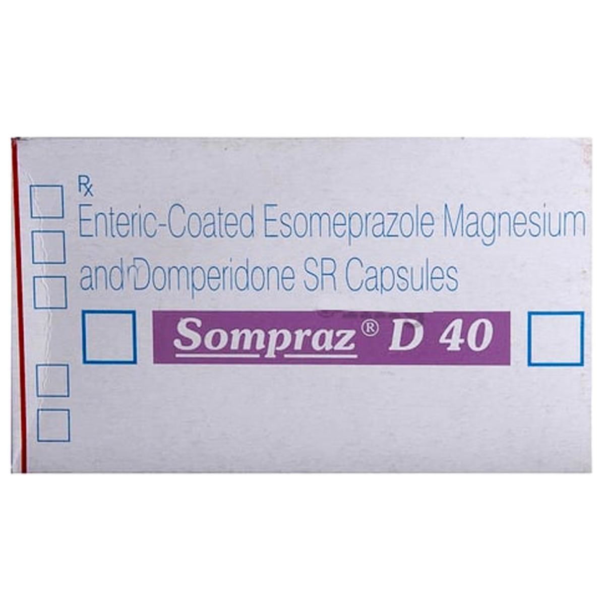 Sompraz D 40 Capsule 10's, Pack of 10 CAPSULES Sompraz D 40 Capsule 10's, Pack of 10 CAPSULES