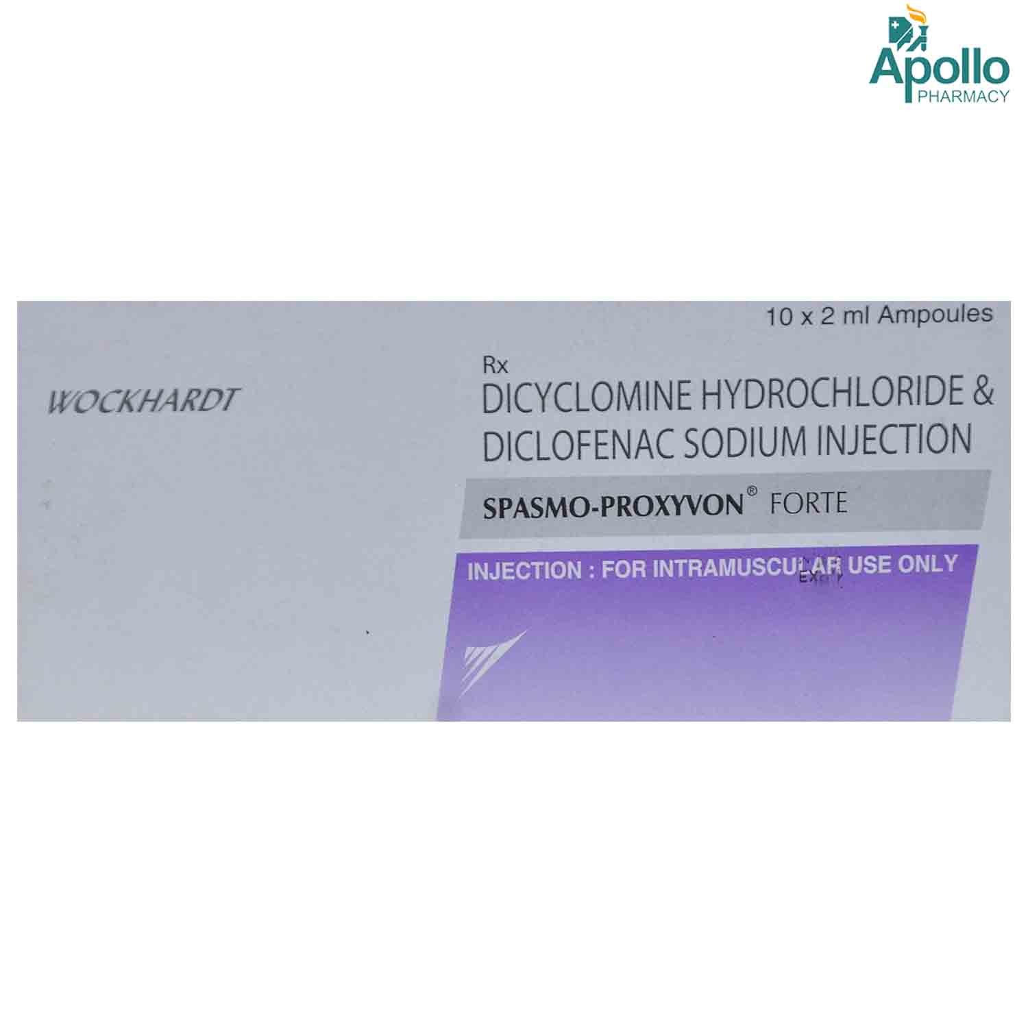 SPASMO PROXYVON FORTE INJECTION 2ML, Pack of 1 INJECTION SPASMO PROXYVON FORTE INJECTION 2ML, Pack of 1 INJECTION