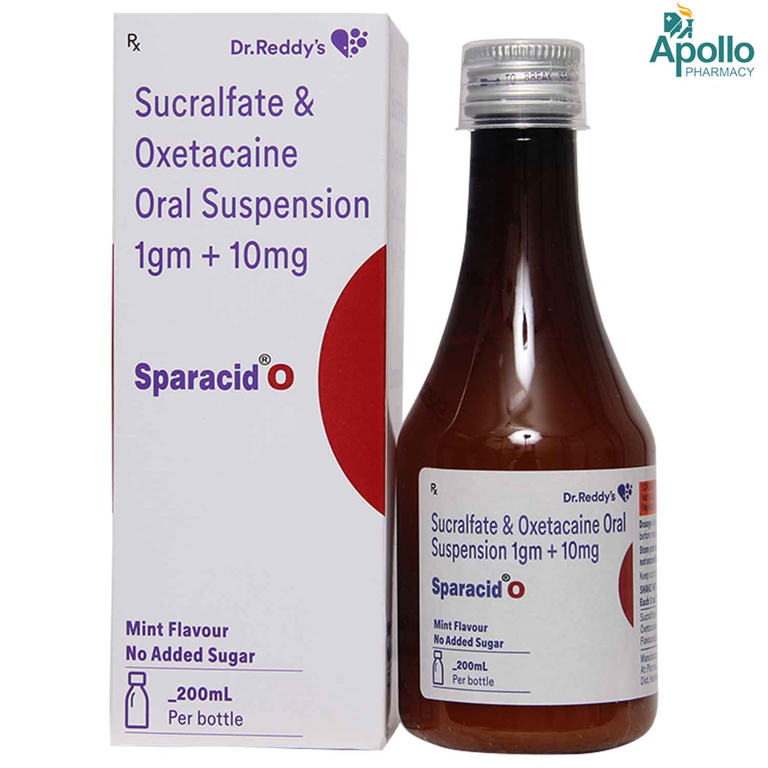 Sparacid O Mint Suspension 200 ml, Pack of 1 Sparacid O Mint Suspension 200 ml, Pack of 1